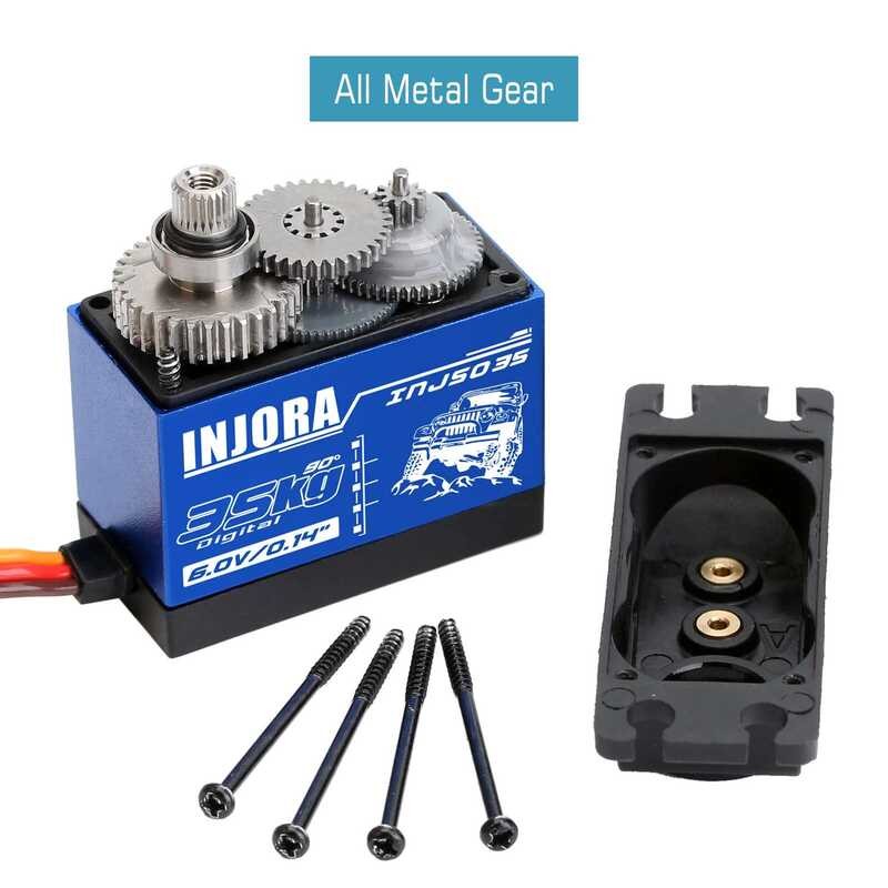 INJORA Injs025 Injs035 Digital Servo 25Kg 35Kg แรงบิดขนาดใหญ่กันน้ํา ...