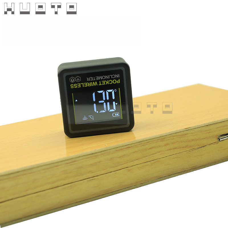 Huoto สไตล์ใหม่ Mini Pocket Inclinometer กล่องอิเล็กทรอนิกส์จอแสดงผล ...