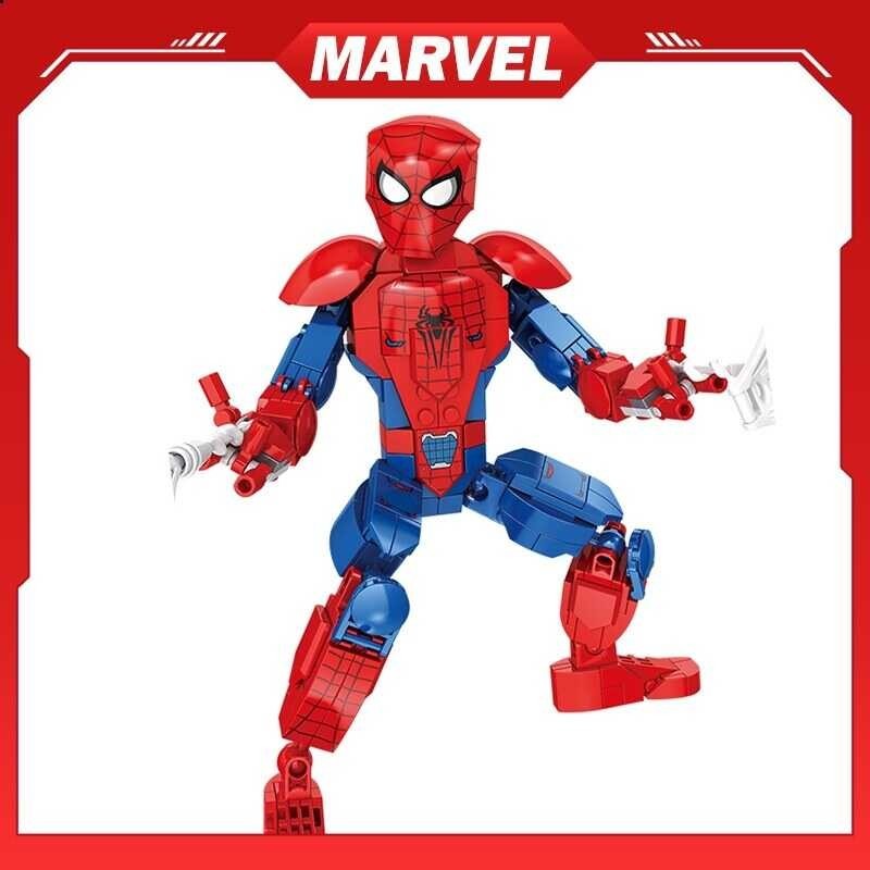 Building Blocks Superheroes Spider-Man Figure Bricks Spiderman Model ...