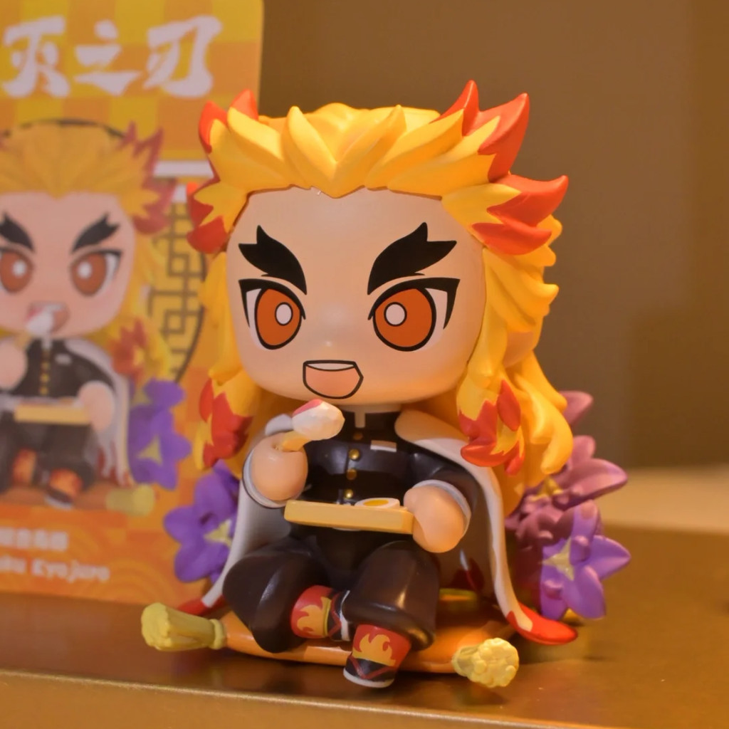 Pop Mart Demon Slayer Birth Flower Series ซ ่ อน Rengoku Kyoujurou รูป ...