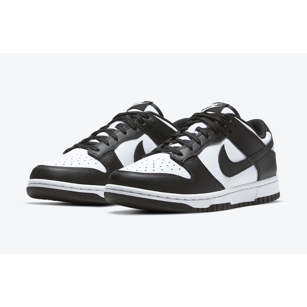 sb dunk low retro white black