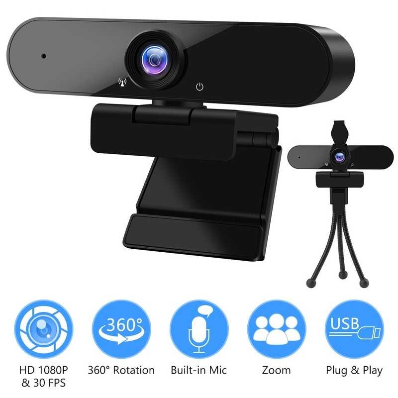[HOT SDFKHDKSL;J 118] HD 1080P Webcam Mini Computer PC WebCamera with ...