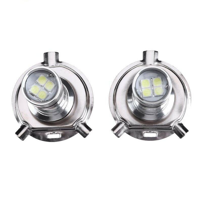 COD 100W LED2 * หลอดไฟ LED H4 8000K 20-LED สีขาว2หลอดไฟหลอดไฟหน้าสูงต่ำ ...