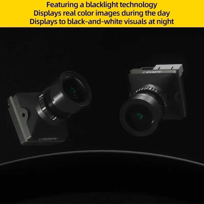 ️ กล้อง Caddx Ratel Pro กล้อง1500tvl 16:9/4:3 Ntsc/Pal Fov125 ° แสงสีดำ ...