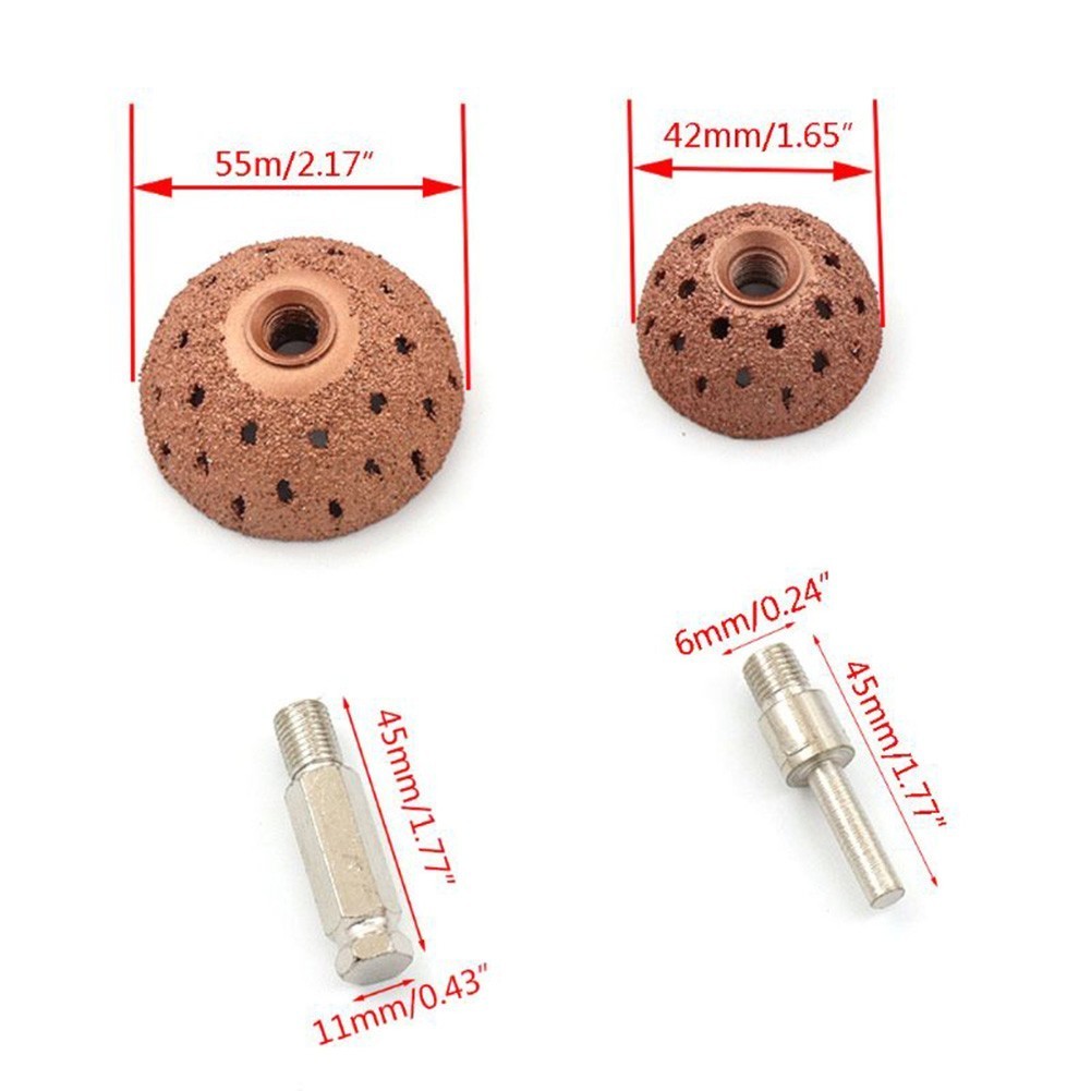 NEW ยางบดหัว Rasp Buffer Ball Tyre ซ่อมเครื่องมือมือ Buffing ล้อ ...