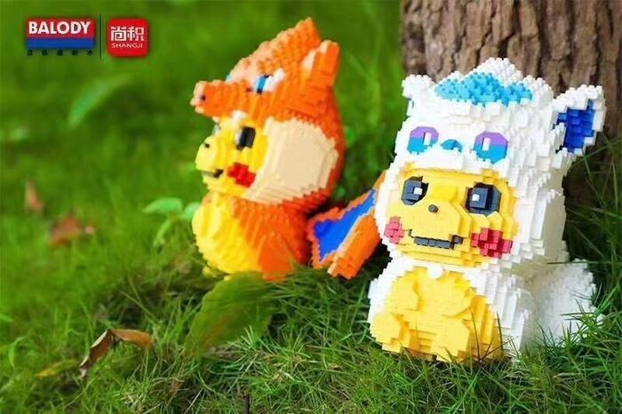 Ice Pikachu สรรเสริญของเล่นเพื่อการศึกษา Gerala ขนาดใหญ่-Scale Plug-In ...