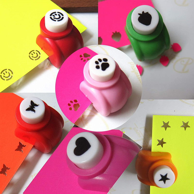 1 PCS เด็ก Mini การพิมพ์กระดาษ Hand Shaper สมุดภาพแท็กการ์ดหัตถกรรม DIY ...