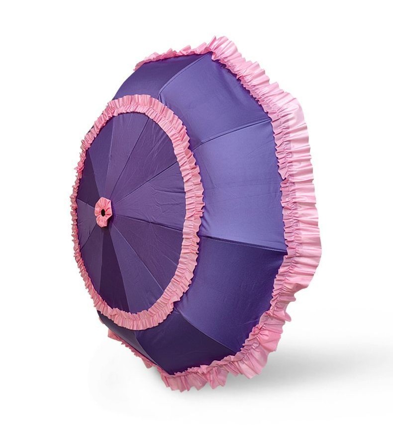 Takanashi Rikka Folding Umbrella ร่มด้ามยาว Princess Lolita Automatic ...