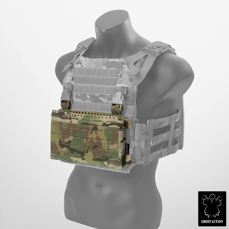 Ghost Action ยุทธวิธีด้านหน้าแผง MK5 SS สไตล์สําหรับ Chest Rig MOLLE ...