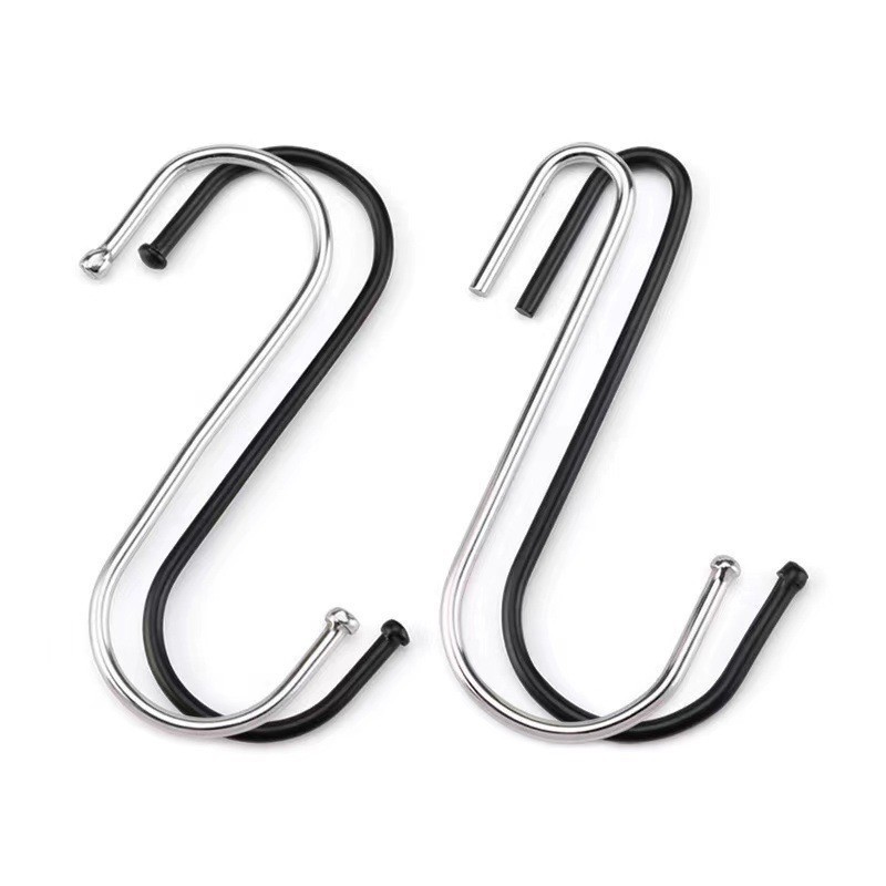 Creative S-shaped Hooks Kitchen Practical Pothook ตะขอสแตนเลสเครื่องใช้ ...