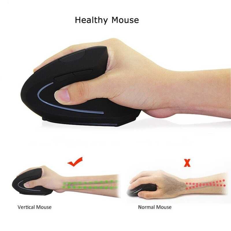 Handheld Ergonomic Wireless Vertical Gaming Mouse Suitable For PC, And ...