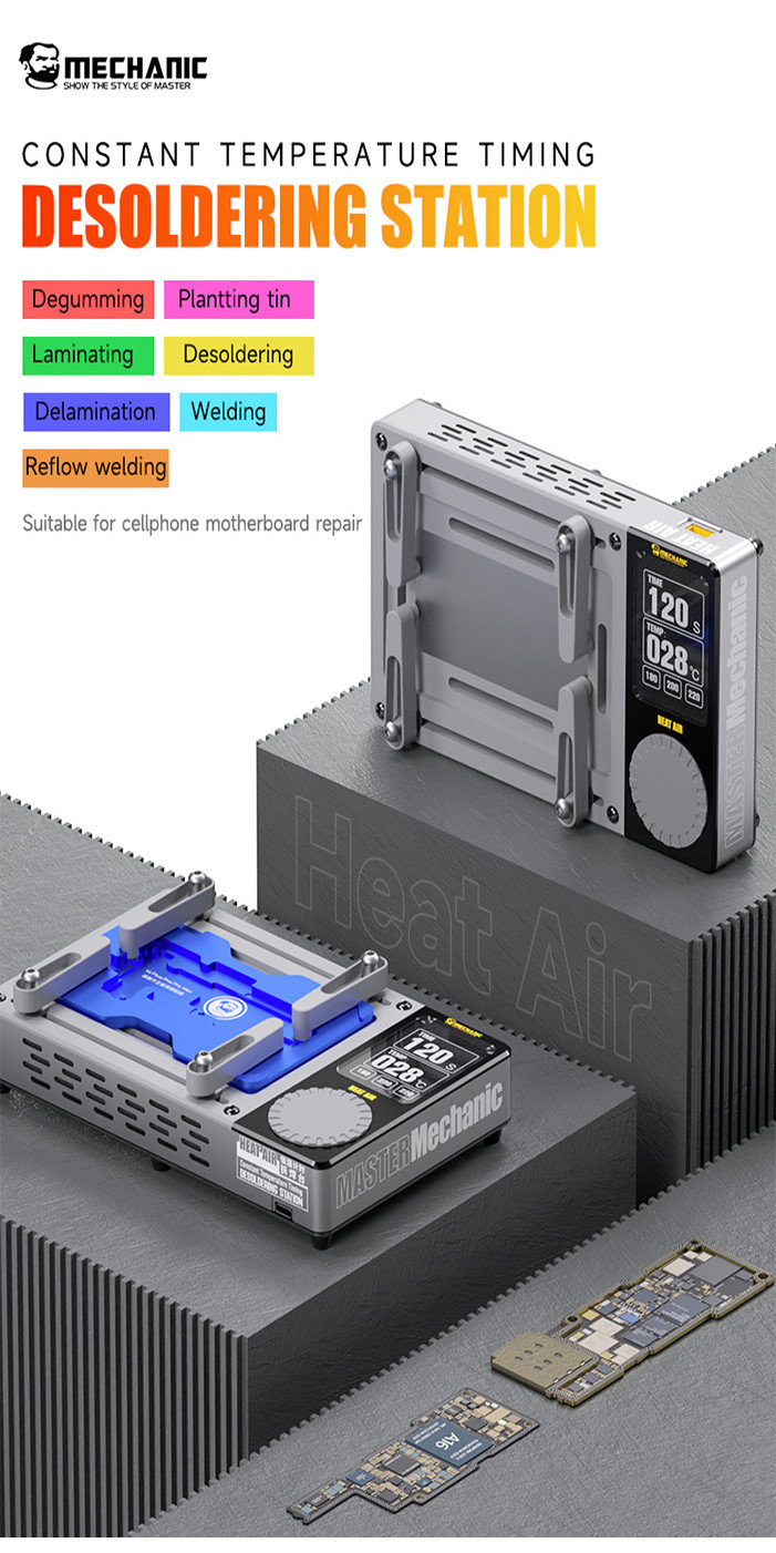 Mechanic HEAT AIR Preheating แพลตฟอร์มสําหรับ iPhone X-15 PM เมนบอร์ด ...
