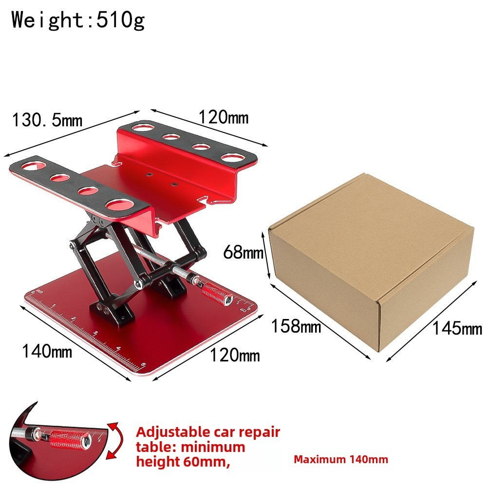 Rc รถซ่อมทํางานขาตั้งปรับความสูงประกอบแพลตฟอร์มสําหรับ TRX4 Redcat ...