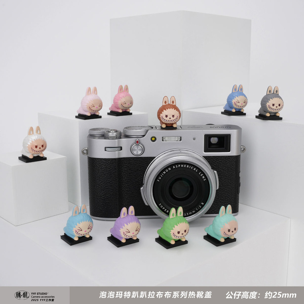 Pop Mart Papa Labubu Camera Hot Shoe Cover ใช้ได้กับ Canon R50 Fuji XT5 ...