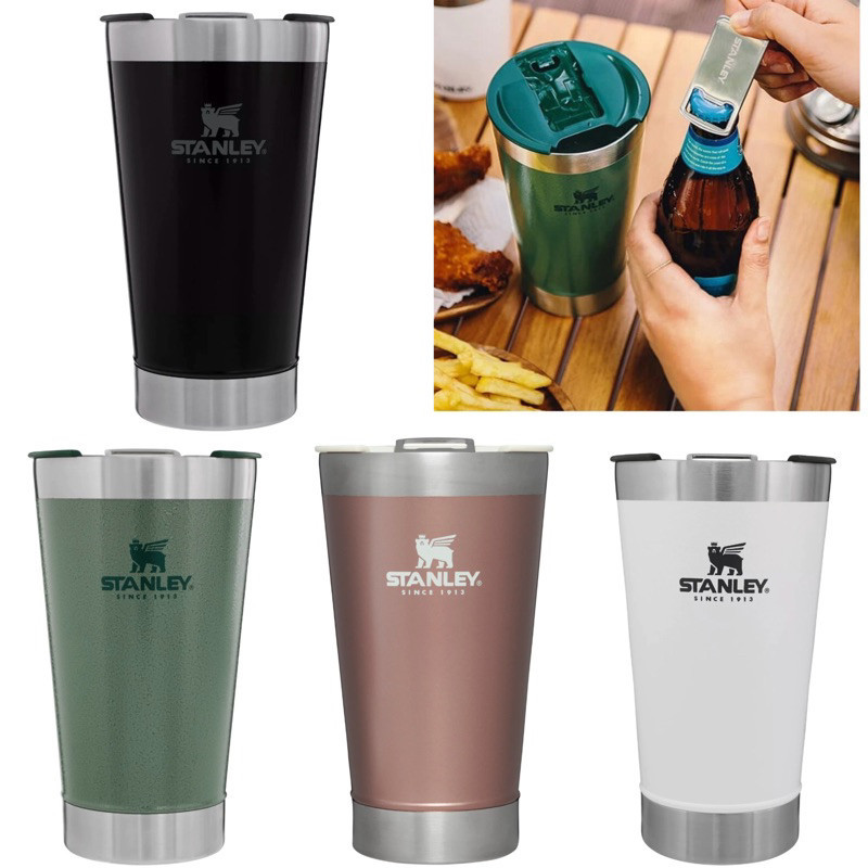 STANLEY Classic Stay-Chill Beer Pint – 473 Ml, Edelstahl, Isoliert, Mit Flaschenöffner, BPA-frei