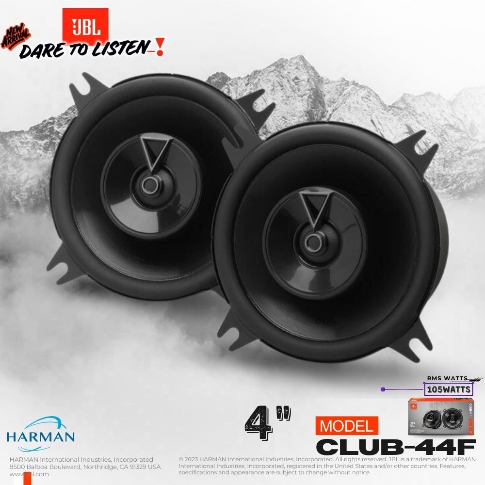 [ลำโพง JBL ของแท้100%] JBL CLUB 44F ลำโพงแกนร่วมติดรถยนต์ coaxial 4นิ้ว ...