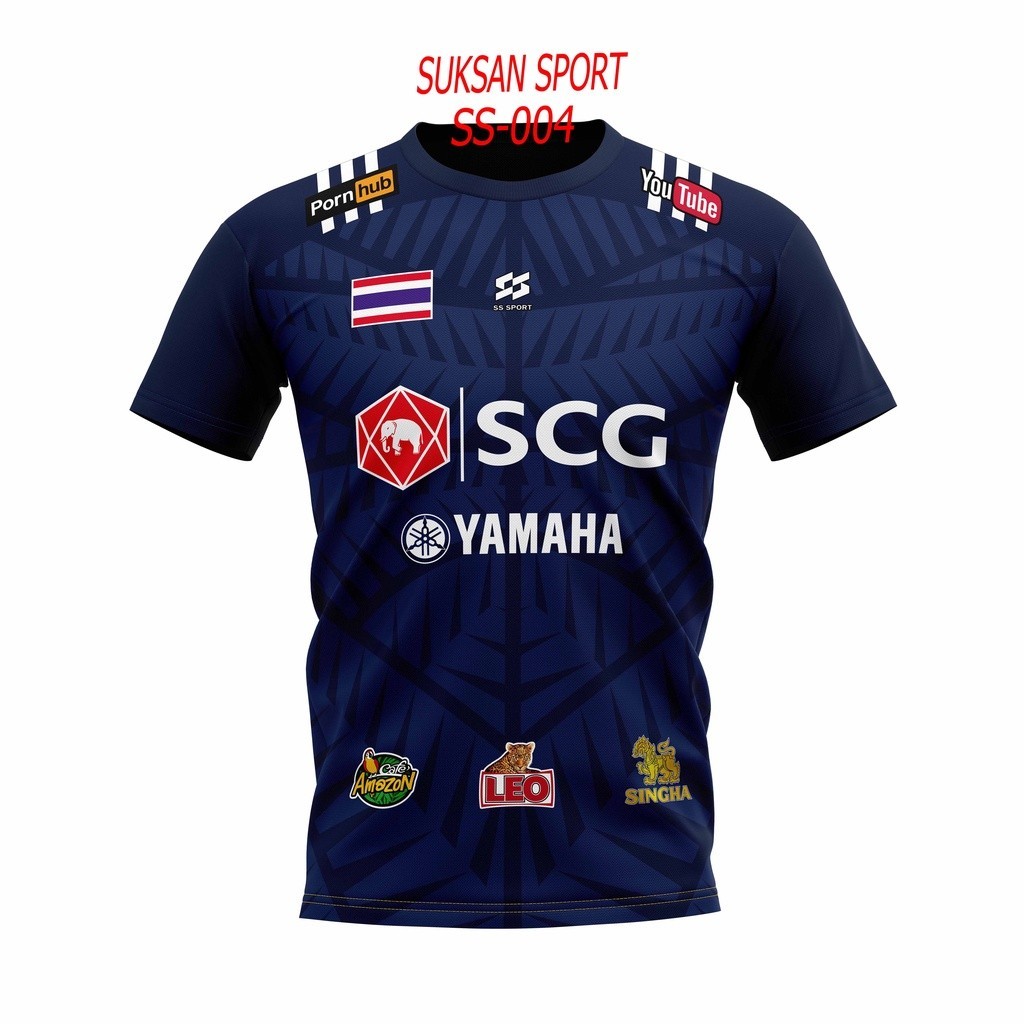 เสื้อกีฬา พิมพ์ลาย SS-004 สกรีน SCG สีใส | Shopee Thailand