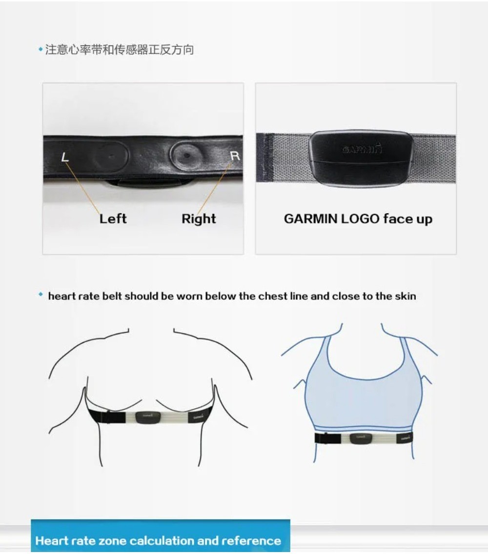ใหม่ Garmin HRM Pro Tri Heart Rate Monitor HRM Run 4.0 Heart Rate HRM ...