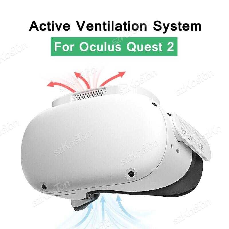 Fan VR Cooling Headset FQ2 Active Ventilation Air Circulation Relieve