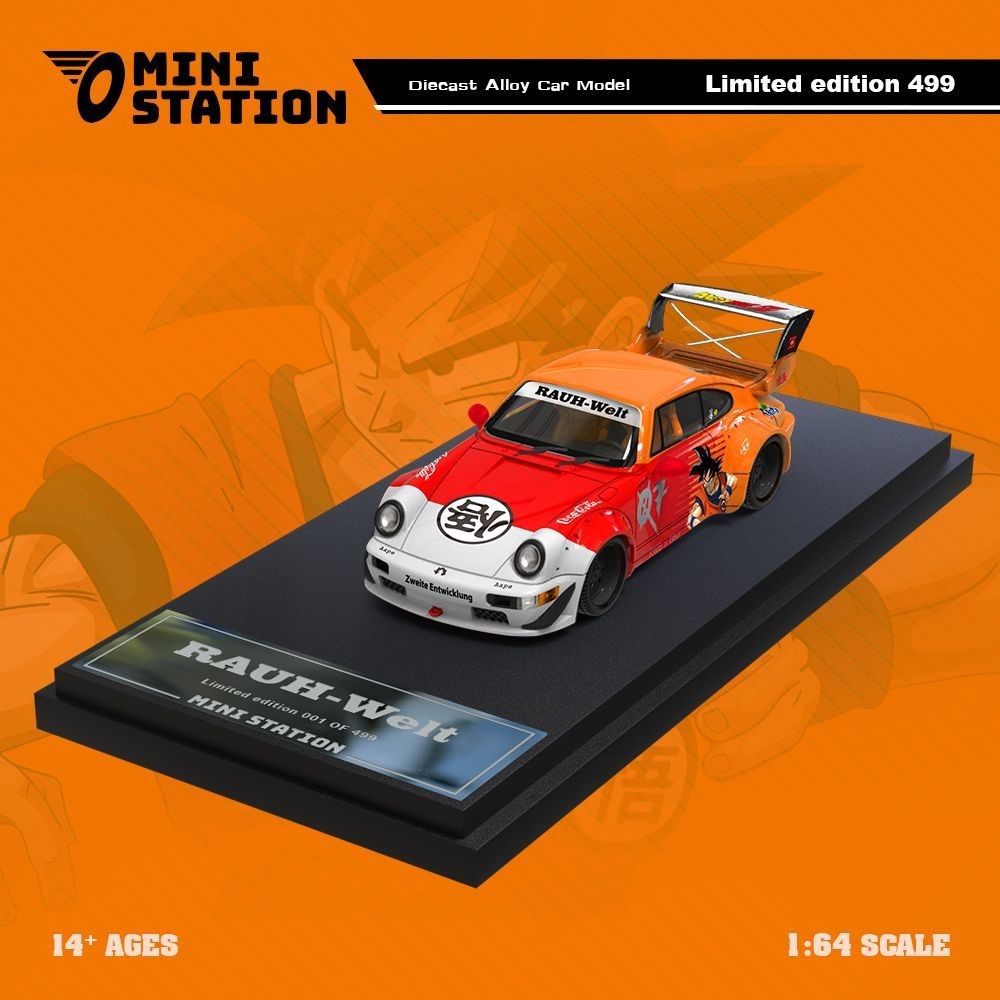 โมเดลรถ Mini Station 1:64 RWB 964 เวอร์ชัน Dragon Ball ซีรีส์ Akira ...