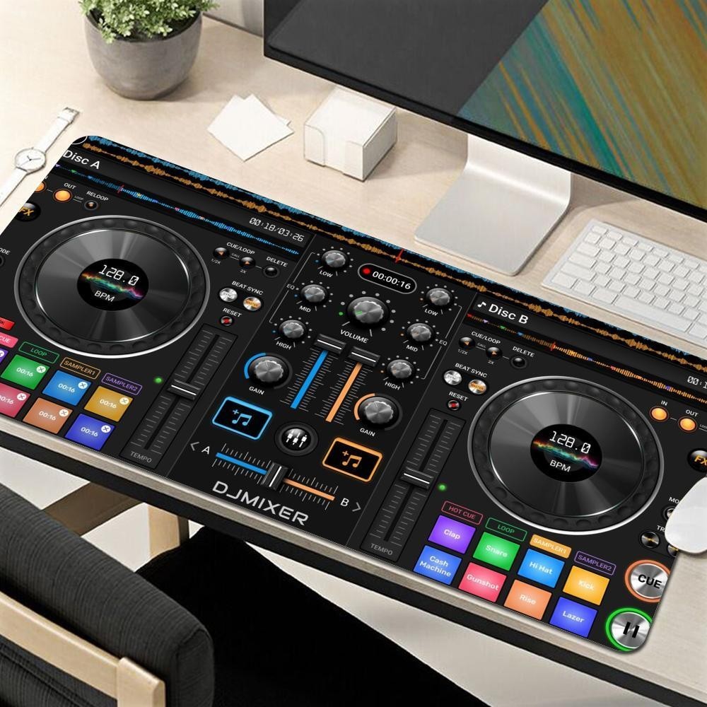วิทยุ Dj Controller Workbench Mo Gamer แผ่นรองเมาส์แบบกําหนดเองขนาดใหญ่ ...