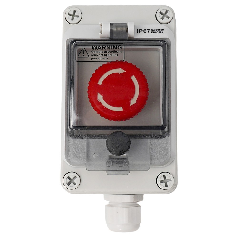 [LALA] สวิตช์ Estop ที่ยอดเยี่ยมพร้อมกล่อง e-Stop Box Stop Push Button ...
