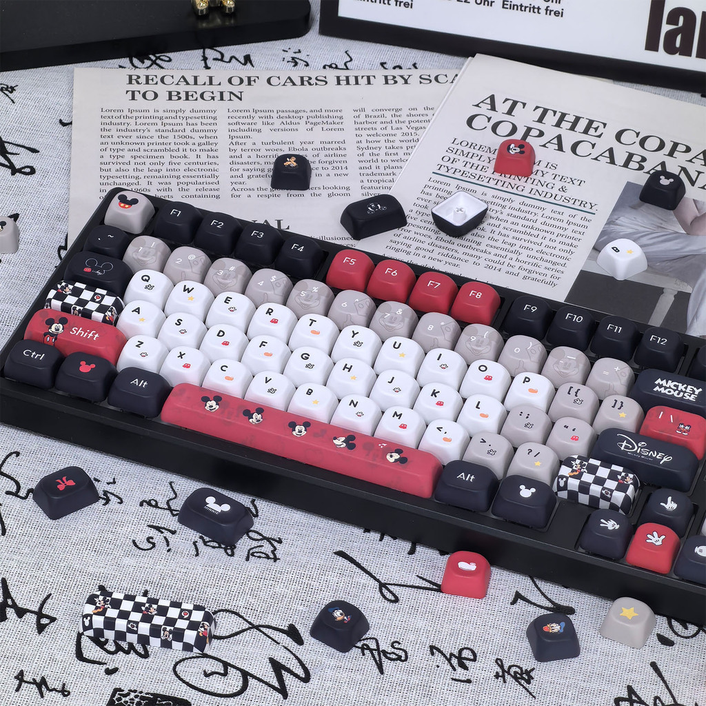 Mickey Disney Keycap MOA Profile PBT ระเหิดห้าด้าน Alice Mechanical ...