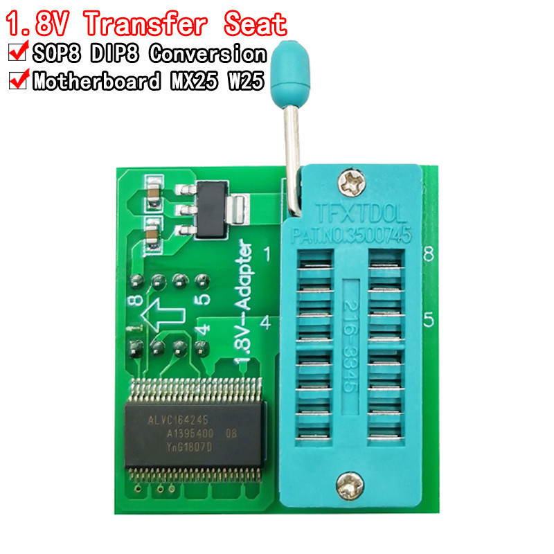 Adattatore 1.8V Per Memoria Flash SPI SOP8 DIP8 Per IPhone E Schede Madri