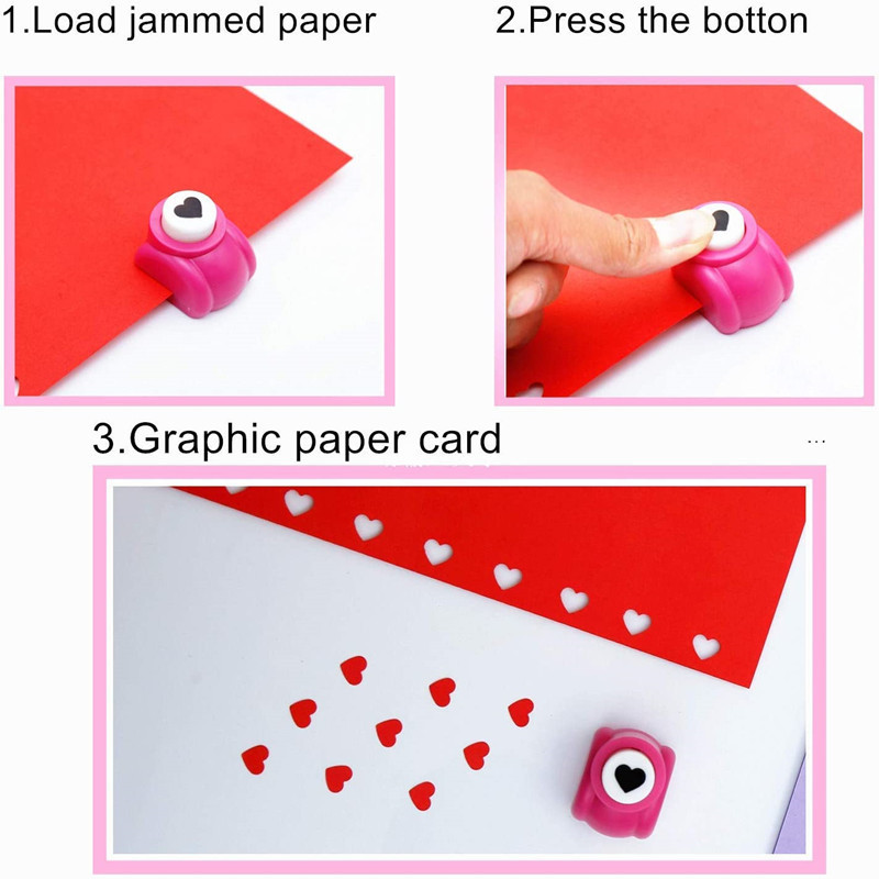 1 PCS เด็ก Mini การพิมพ์กระดาษ Hand Shaper สมุดภาพแท็กการ์ดหัตถกรรม DIY ...