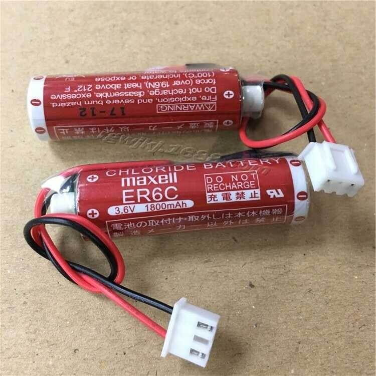 Batteria ER6C AA 3.6V - Compatibile Mitsubishi FX2N-128MR, FX1N PLC, MAXELL F2-40BL - Foto 11