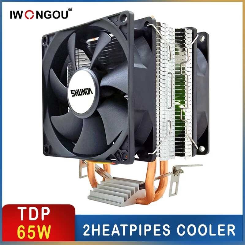 Air X99 3 Pin 90Mm RGB Cooling CPU Fan IWONGOU 2 Heatpipes X79 ...