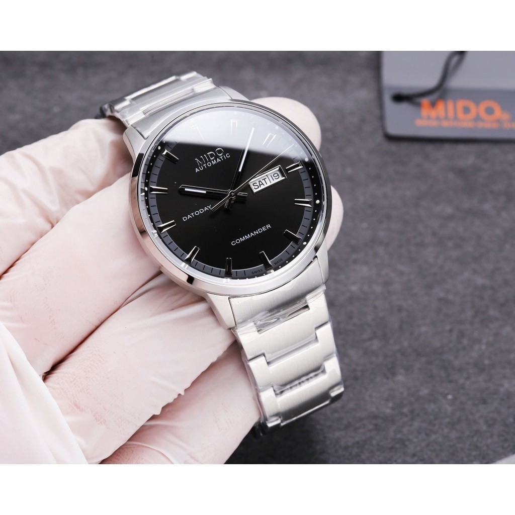 Middo Casual All-Match นาฬิกาผู ้ ชายอินเทรนด ์ , Black Dial High-End ...