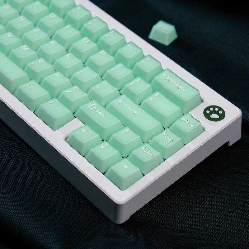 Jade 【Keycap Only】Cyan Translucence Keycap 114 Keys 6.25U 7U Spacebar ...