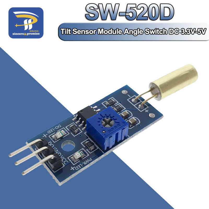 สวิตช์โมดูลเซนเซอร์แบบเอียง Sw-520D Angle Vibration ไมโครคอนโทรลเลอร์ ...