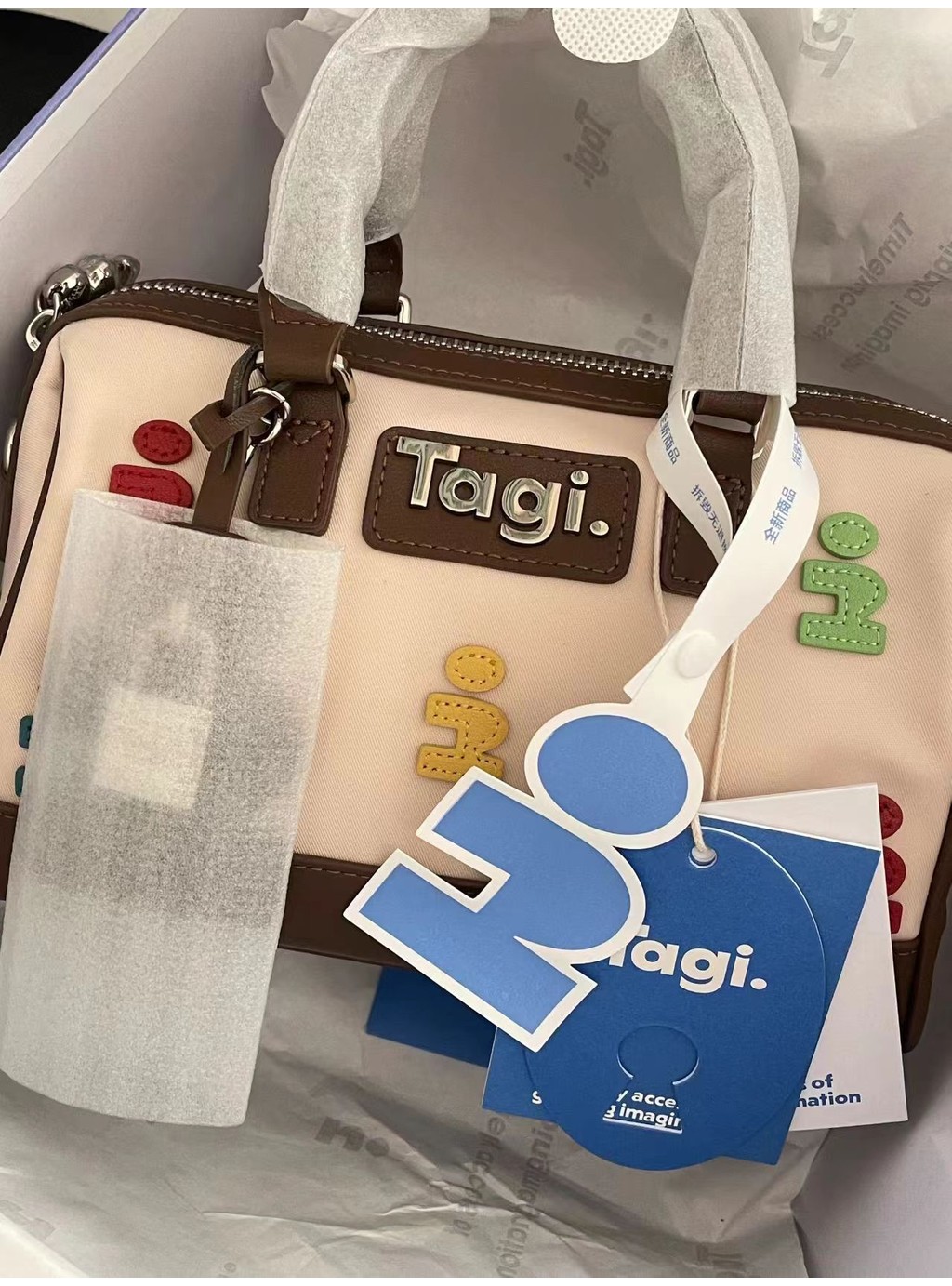 Tagi.mini กระเป๋าบอสตันไนลอนแบบพกพากระเป๋าสะพายข้างสำหรับเดินทาง ...