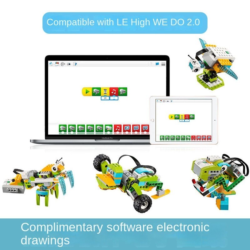 ใช้งานร่วมกับ Lego 45300 wedo2.0 หุ่นยนต์ wedo ช่วยสอนอนุภาคขนาดเล็ก ...