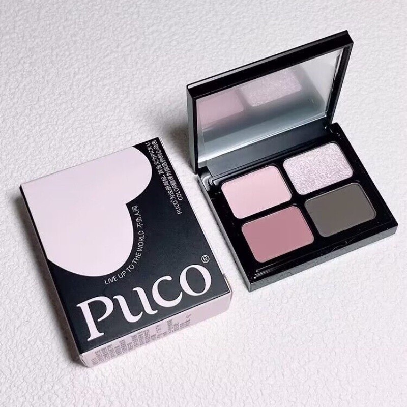 PUCO พาเลทอายแชโดว์เนื้อมันบดเพิ่มความกระจ่างใส เอิร์ธโทนสำหรับการ ...