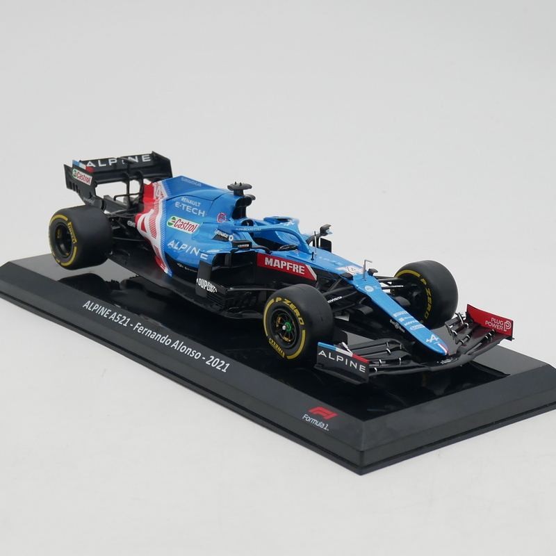 Ixo 1: 24 ALPINE A521 Fernando Alonso 2021 Alonso F1 Racing Model Out ...