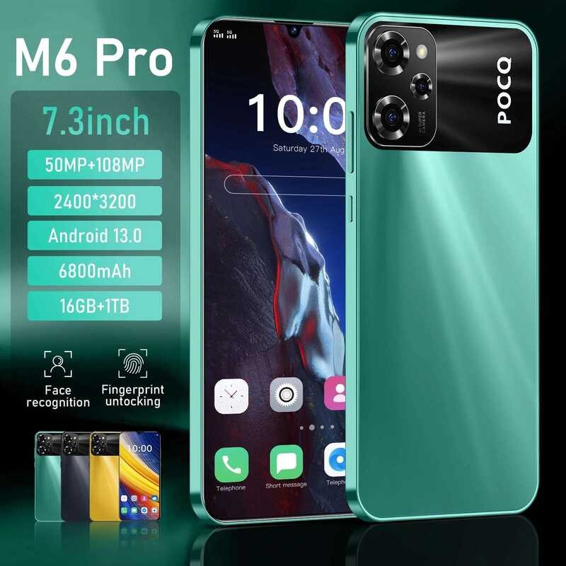 M6 ใหม่ Pro 5G ฟังก์ชัน SIM Dual Standby หน้าจอขนาด 7.3 นิ้ว รูปแบบ ...