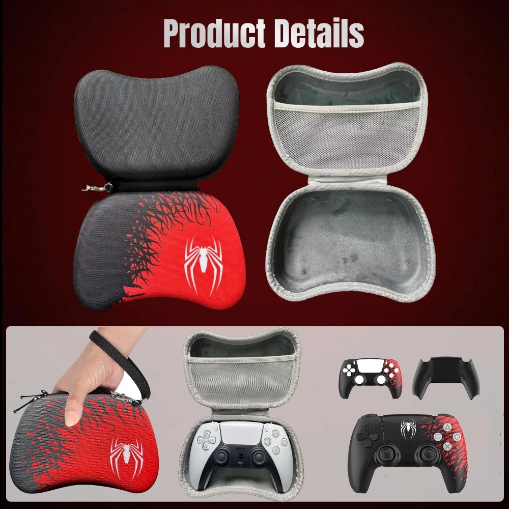 Eva Hard Gamepad แบบพกพากระเป๋าซิปกันกระแทก Controller กล่องเก็บป้องกัน ...