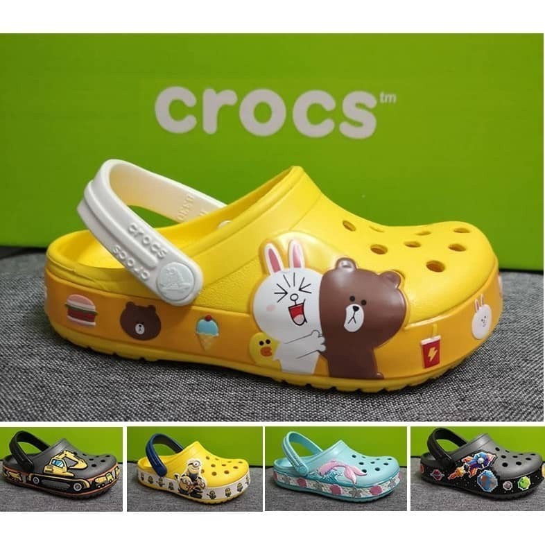 2023 Original Crocs Crocband LINE Friends Clog (205951) | Shopee Thailand