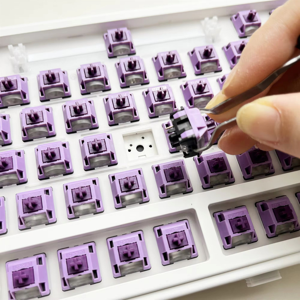 Jerrzi Blueberry Switch 40g Linear Switches สําหรับคีย์บอร์ด 5pin MX ...