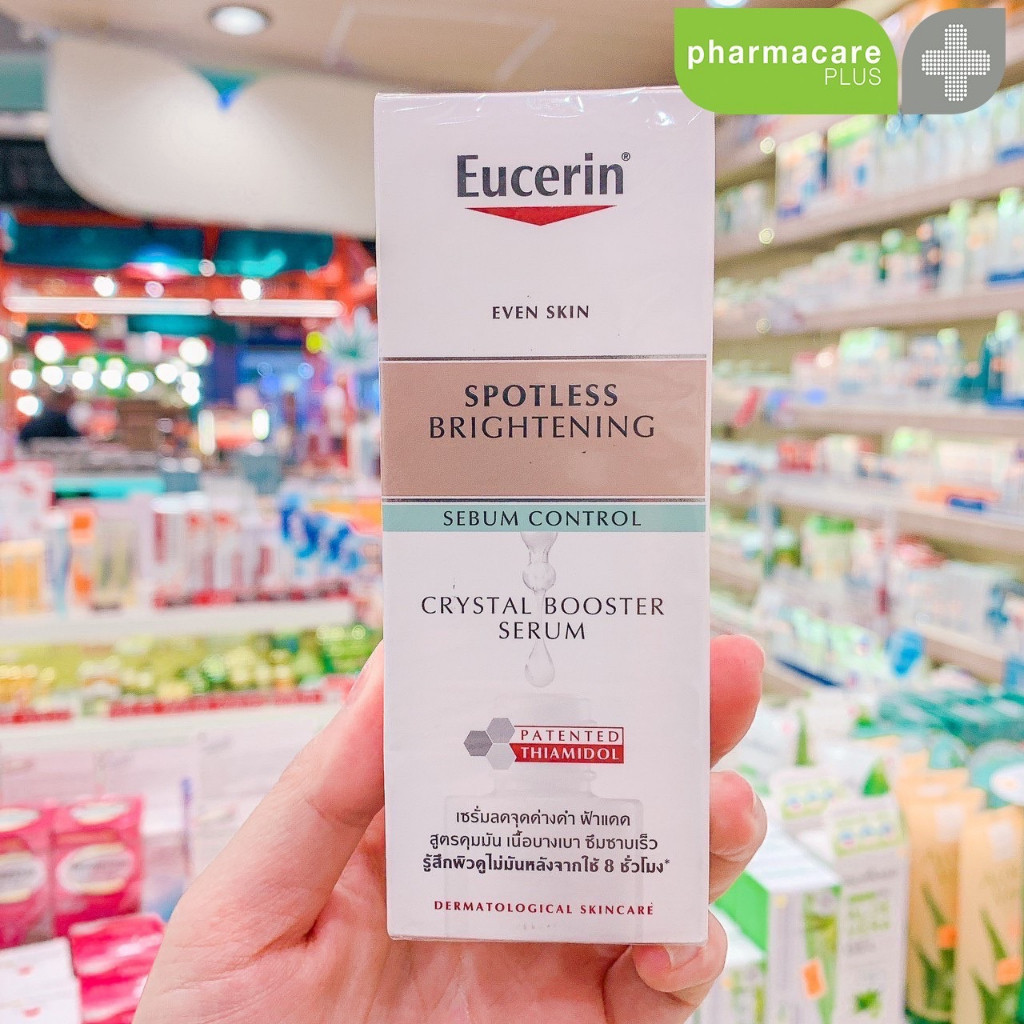 แท้Eucerin SPOTLESS BRIGHTENING SEBUM CONTROL CRYSTAL BOOSTER SERUM 30 ...