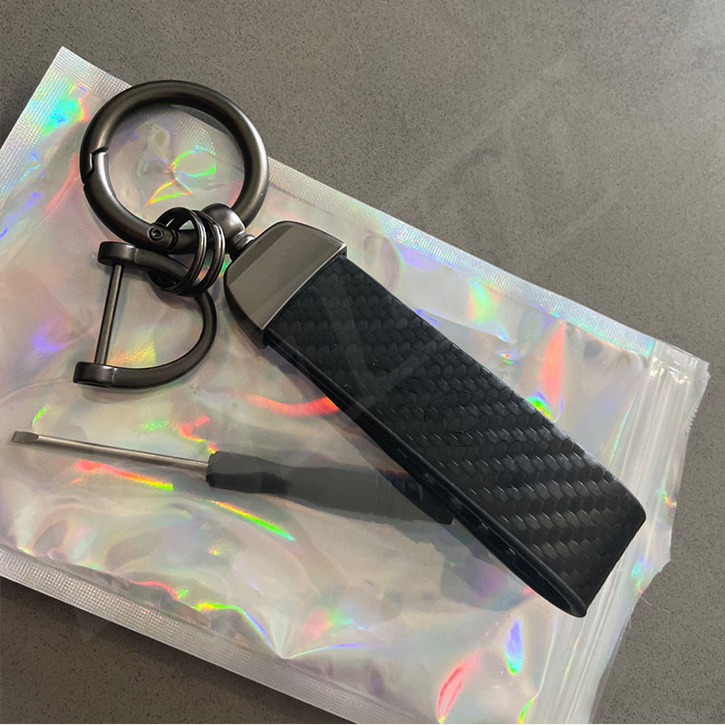 รถหนังนิ่มหนังพวงกุญแจจี้ Key Chain ผู้ถือคาร์บอน Patter Key รถ Trinket ...