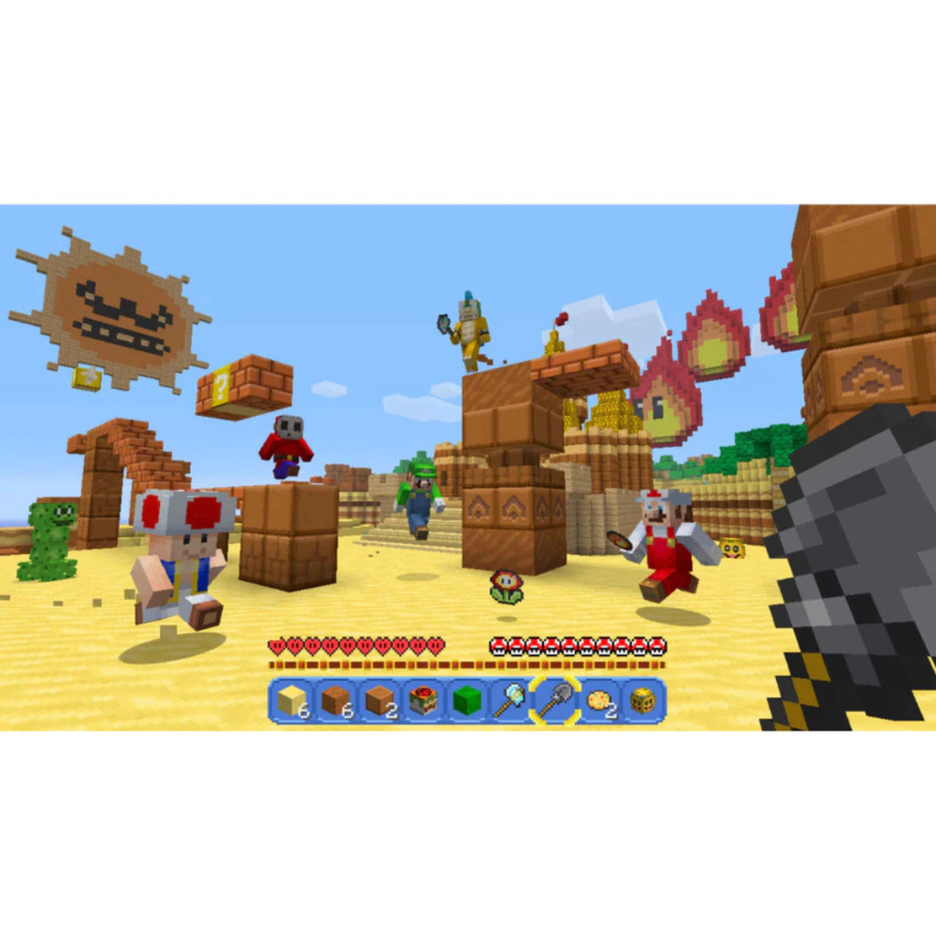 NINTENDO SWITCH GAME MINECRAFT : SUPER MARIO MASH-UP มายคราฟ แผ่นเกม ...