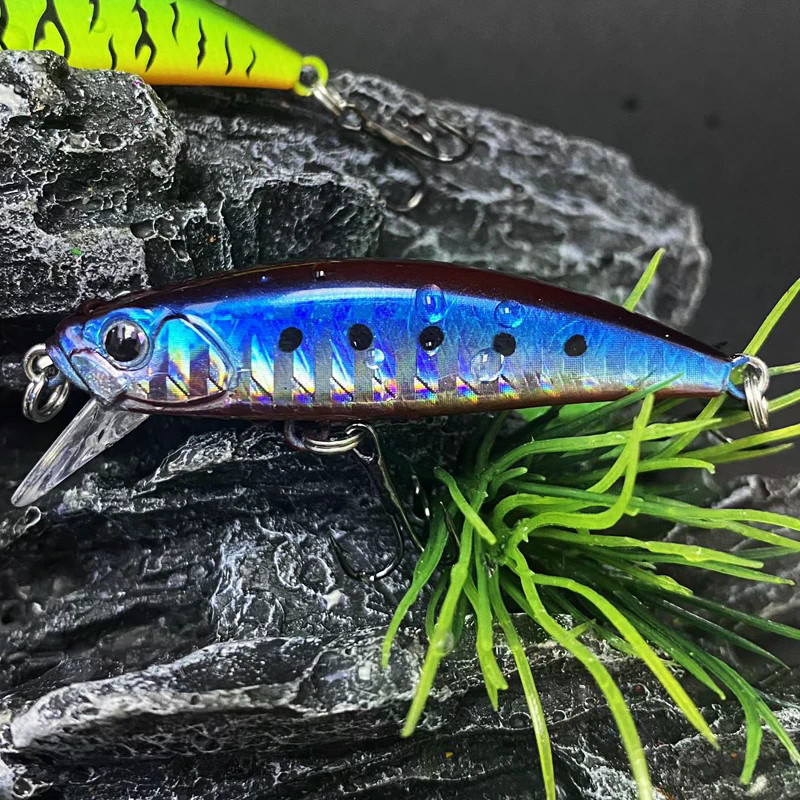 ล่อปลาย้ายน้ำ มินโนว์จมน้ำ ขนาด 50มม. สำหรับปลาเทราท์น้ำจืดและpike ...