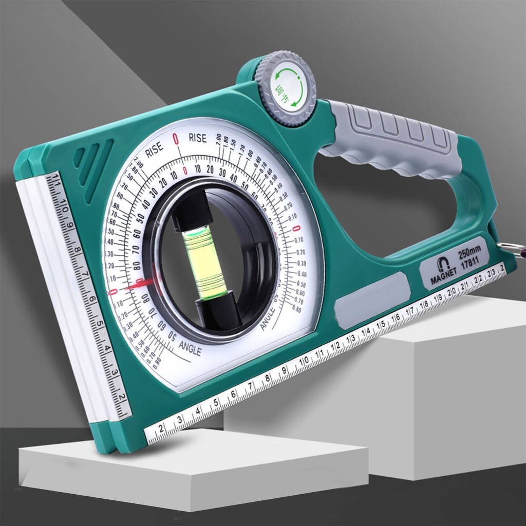 Tool House.ay Inclinometer เครื่องวัดมุมระดับฟองมัลติฟังก์ชั่น Clear ...