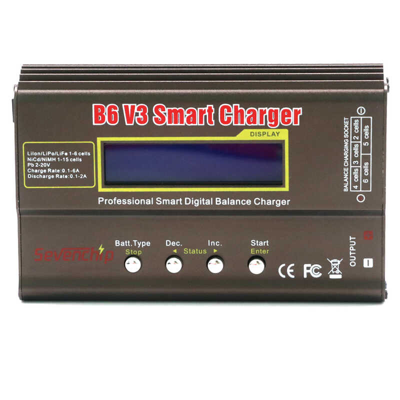 Δ IMAX B6 V3 ดิจิตอล Lipo Nimh แบตเตอรี่สมดุลชาร์จ + ไฟ AC 12V 5A ...