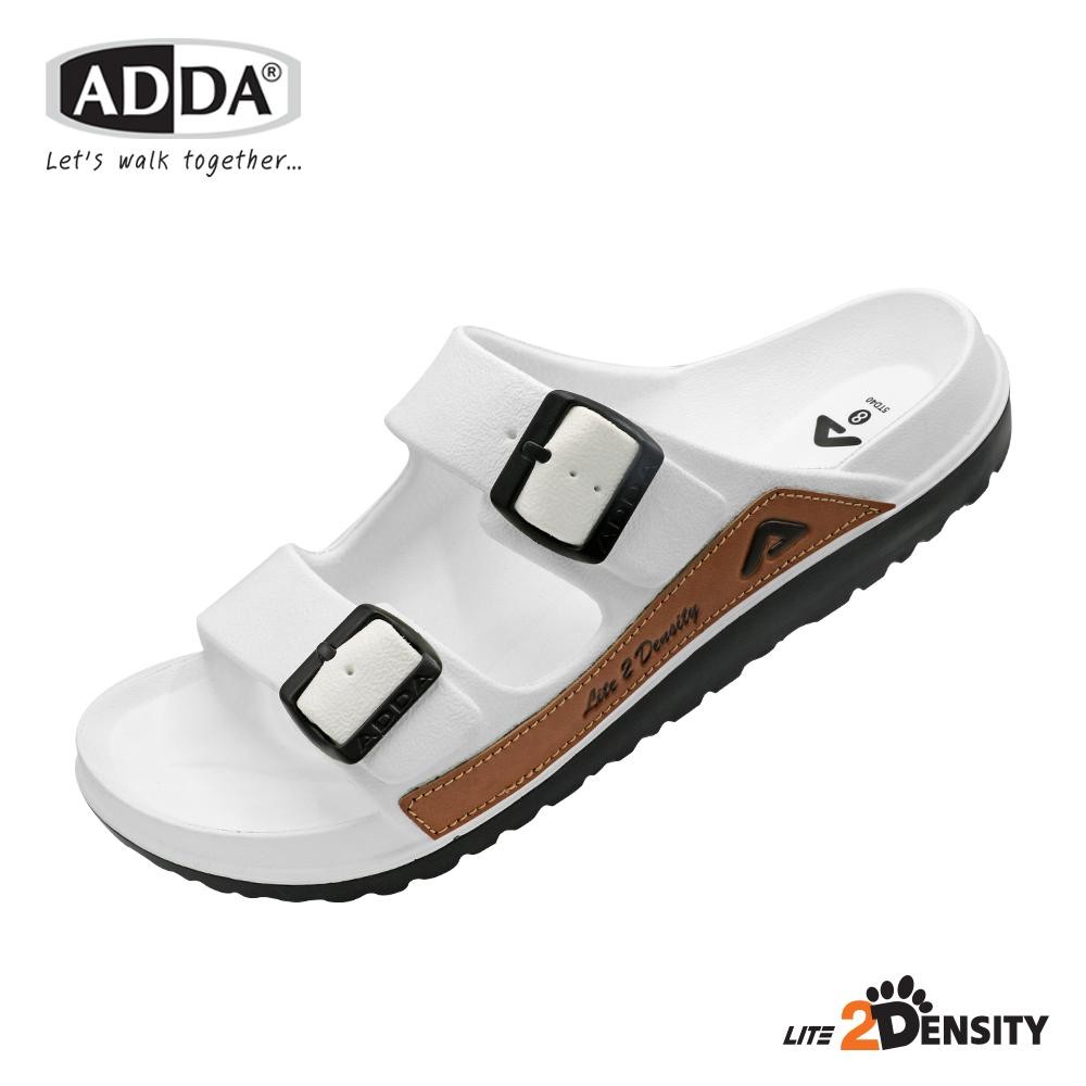 ADDA 5TD40 รองเท้าแตะ ADDA 2Density สไตล์ไบเก้น | พื้นนุ่ม มีที่รองอุ้ง ...