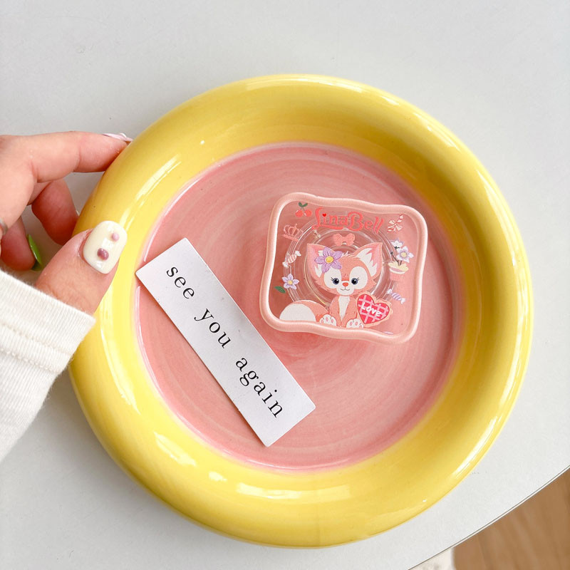 ที่วางโทรศัพท์มือถือแบบพับได้ขาตั้งอะคริลิค SelfAdhesive Finger Grips